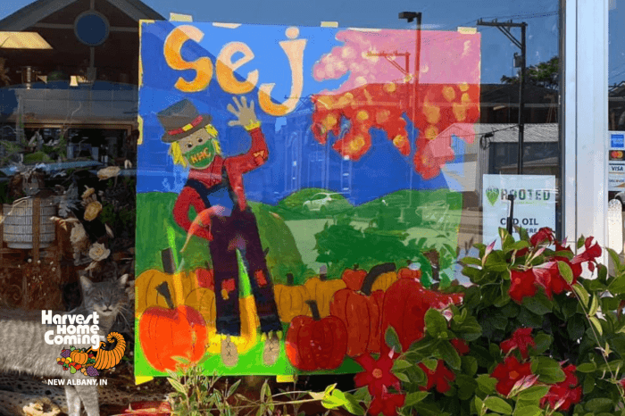 Harvest Homecoming Event - Window Paint-In